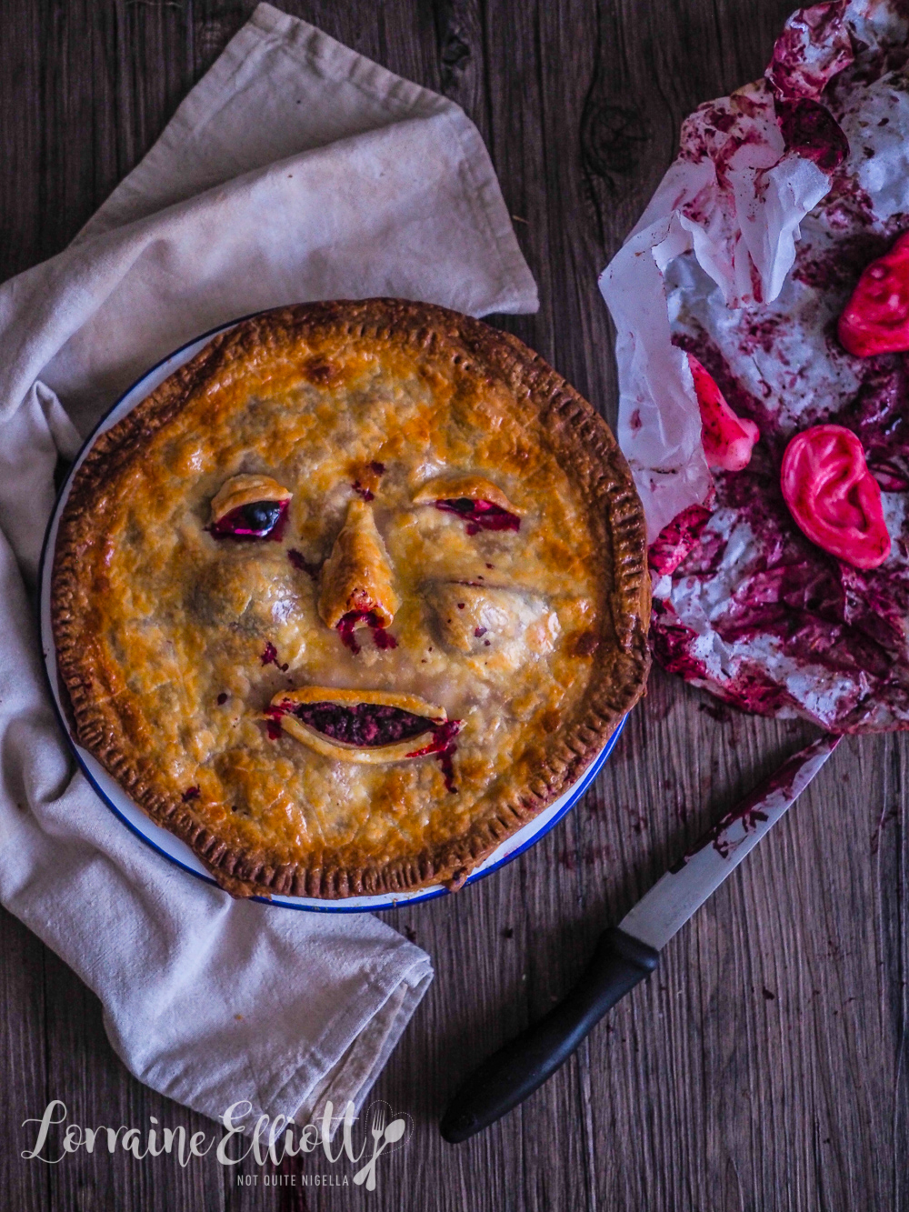 Face Pies Edible Halloween Not Quite Nigella