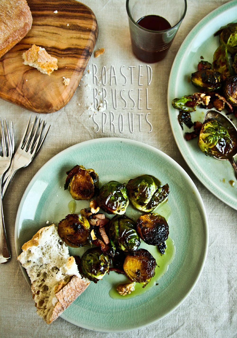 Roasted Brussel Sprouts With Bacon & Walnuts Not Quite Nigella