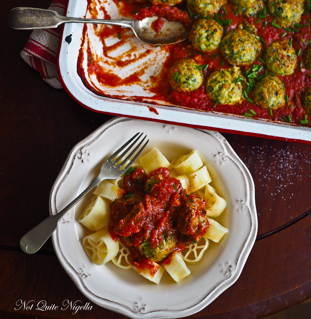 Vegetarian Meatballs Ricotta Not Quite Nigella