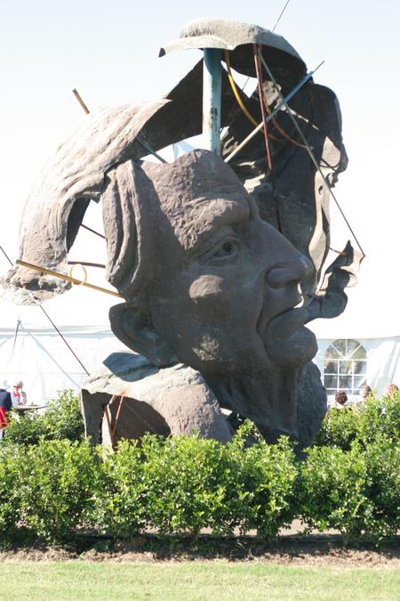 Face Sculpture at Sandalyn Estate