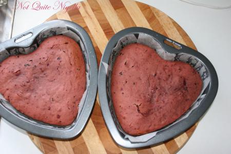 Chocolate beetroot cake baked