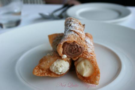 Icebergs Dining Room and Bar at Bondi Beach Cannoli