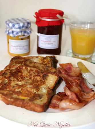 French toast with Faye and Jack’s Jams from Leura, The Blue Mountains