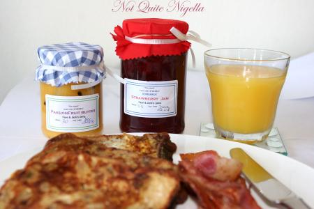 French toast with Faye and Jack’s Jams from Leura, The Blue Mountains