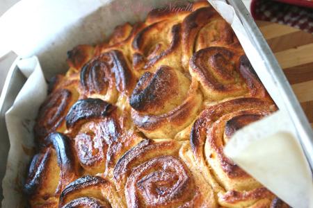 Nigella’s Norwegian Cinnamon buns from How to be a Domestic Goddess