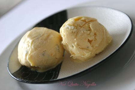 Gorgonzola Blue cheese ice cream inspired by Gordon Ramsey