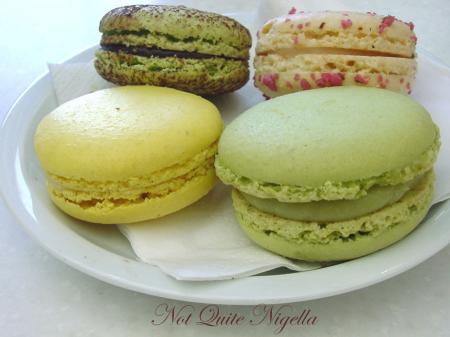 Lindt Chocolat Café at Darling Harbour delices lemon and pistachio