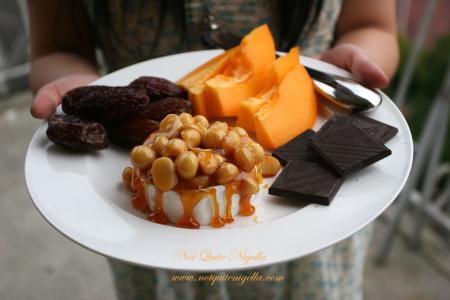 Caramelised camembert with macadamia nuts