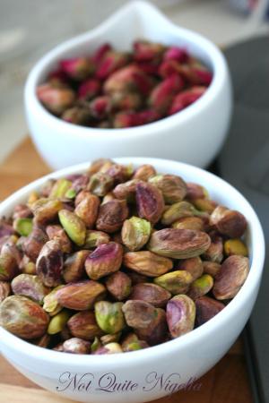 Pistachio and Rose Madeleines