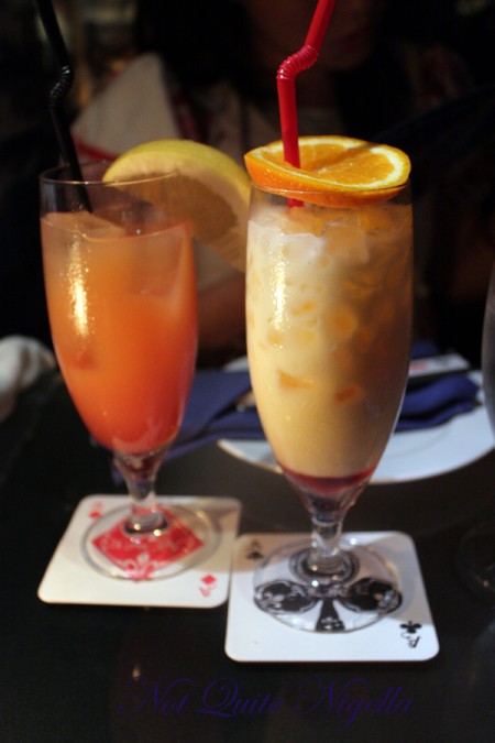 Alice in Wonderland Fantasy Dining Ginza drinks