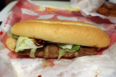 Lotteria Burger Pork rib
