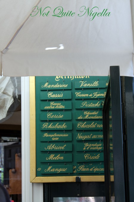 Berthillon Ile St Louis Paris flavours