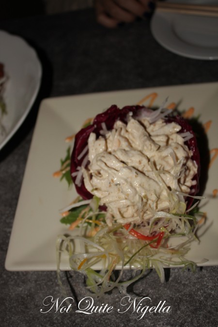 a-the_lockup_chicken_salad The Lockup restaurant Shibuya Chicken salad