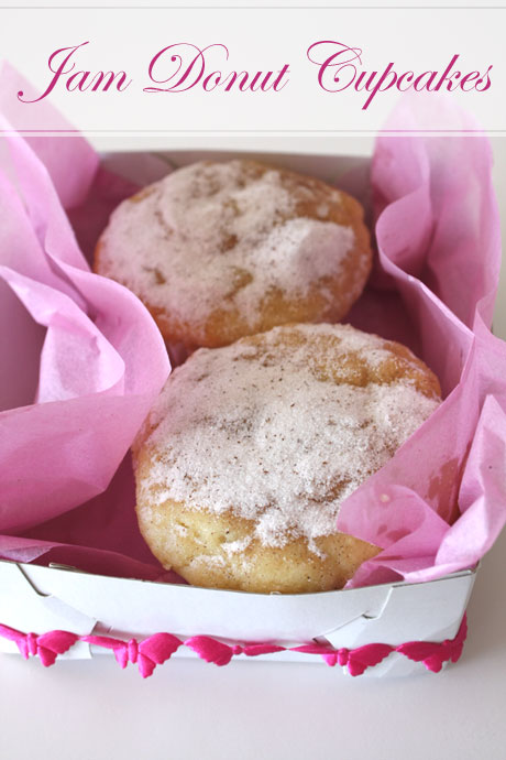 Jam Donut cupcakes