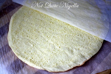 dobos torte peeling back
