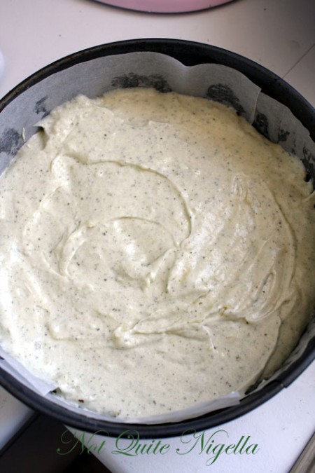 a- smoothed over cheesecake