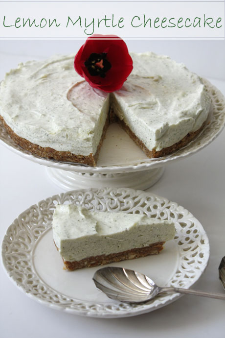 main- lemon myrtle cheesecake