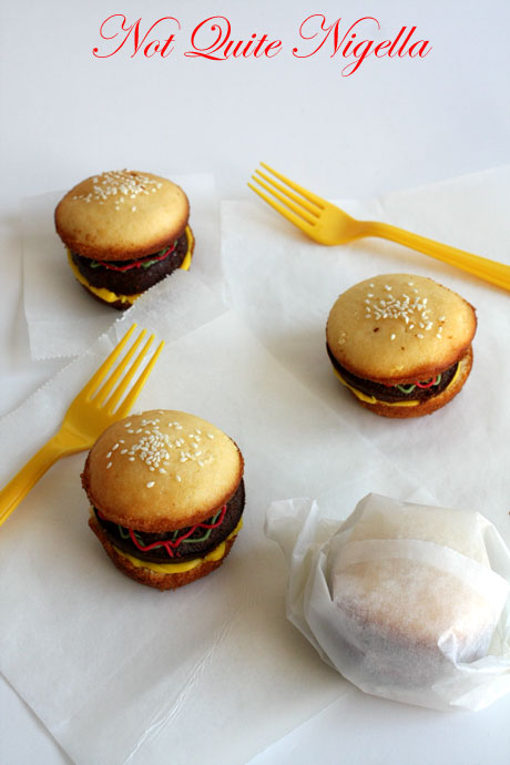 cheeseburger cupcakes 2