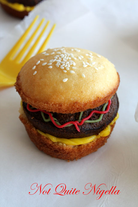 cheeseburger cupcakes 4