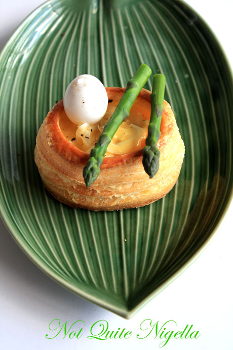quail egg asparagus vol au vent 4 quail egg asparagus vol au vent 4