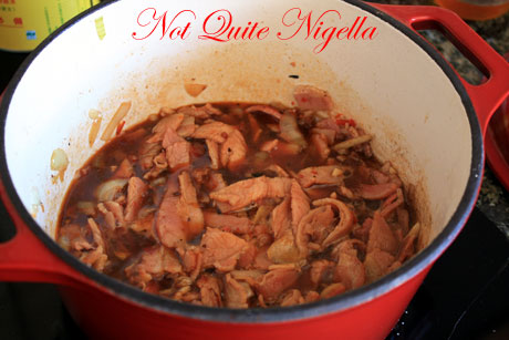bacon jam cooking