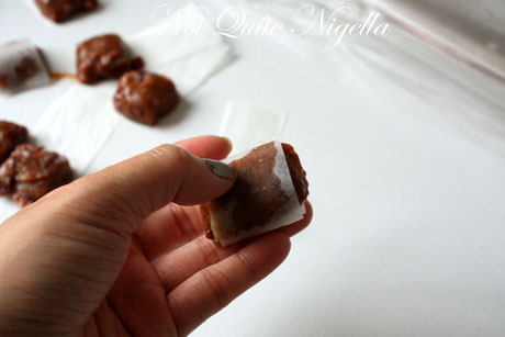 wrapping caramel