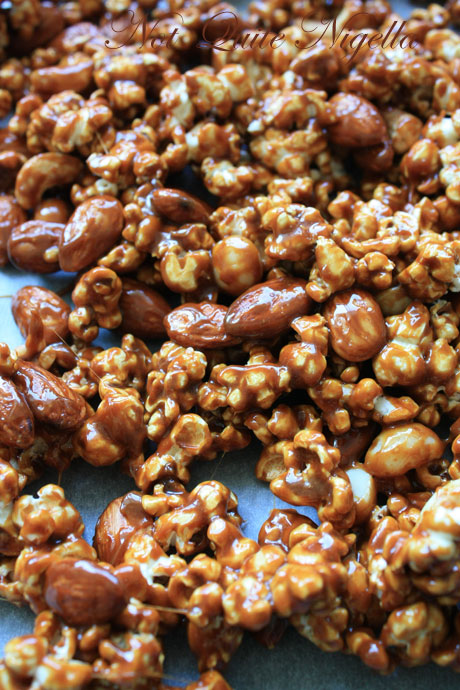 nutty caramel popcorn nutty caramel popcorn