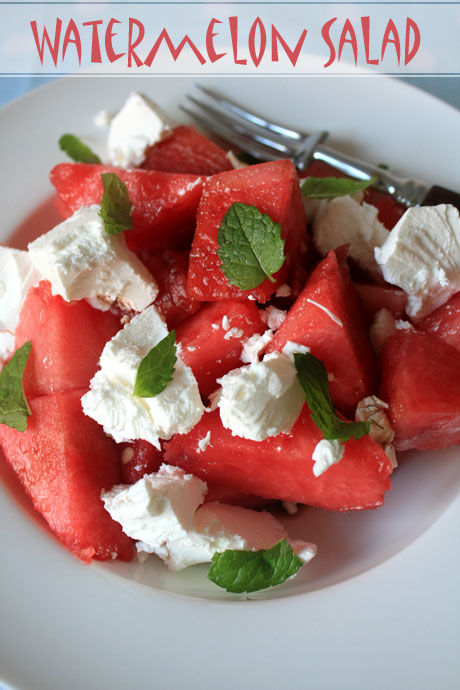 watermelon feta salad 1