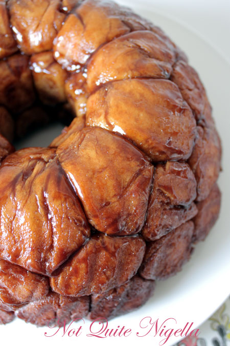 monkey bread, chocolate stuffed, from scratch