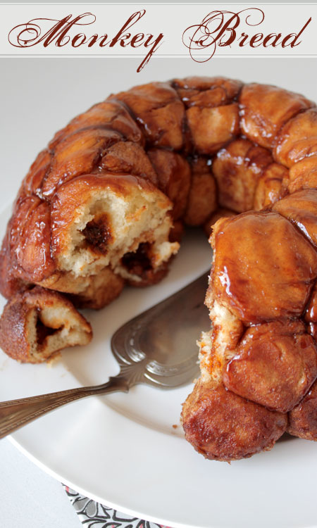 monkey bread, chocolate stuffed, from scratch
