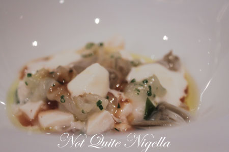 New Zealand Scampi with Shellfish and Tarragon Sauce