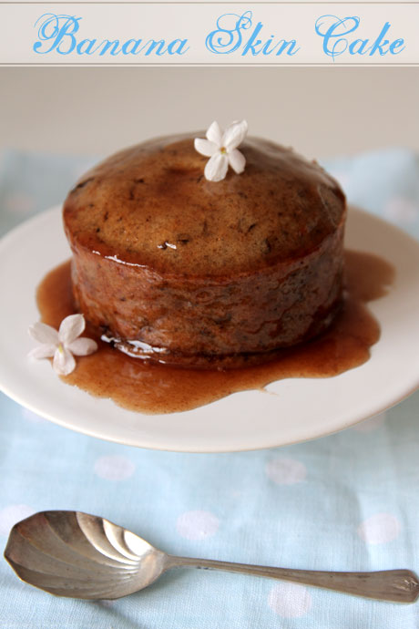 banana skin cake recipe