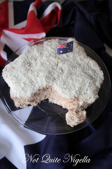 caramel lamington