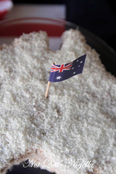 caramel lamington