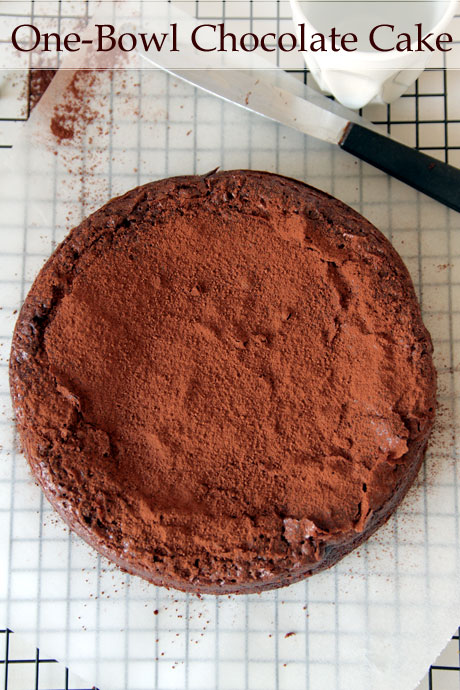 one bowl chocolate cake recipe