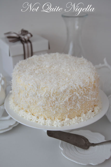 raspberry coconut cake