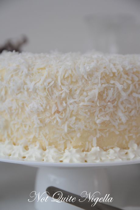 raspberry coconut cake