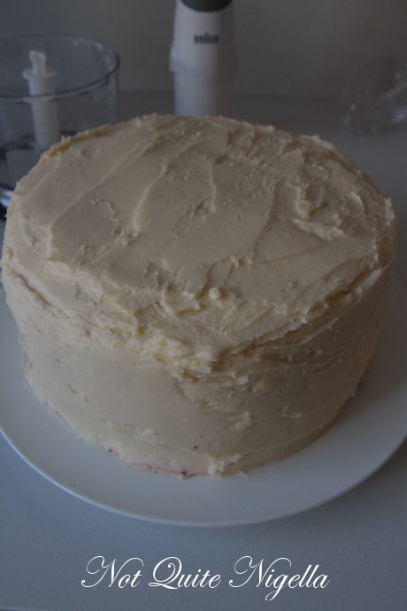 raspberry coconut cake
