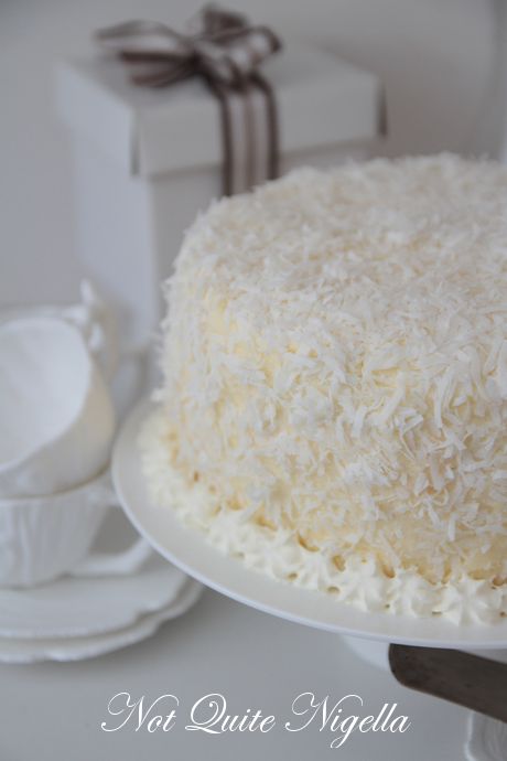 raspberry coconut cake