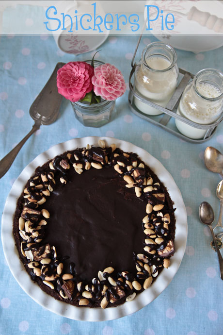 snickers pie recipe
