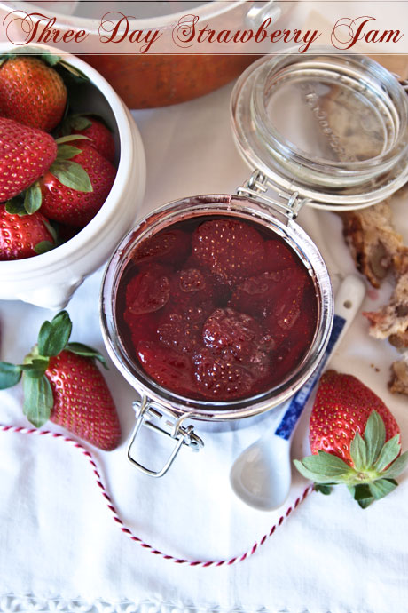 three day strawberry jam recipe