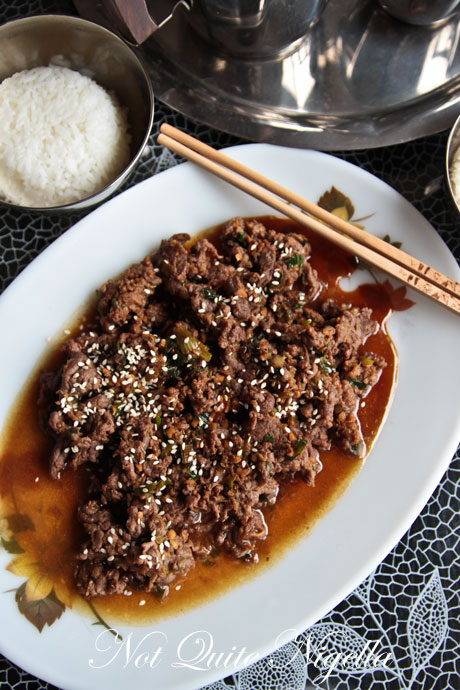 beef bulgogi recipe