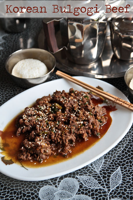 beef bulgogi recipe