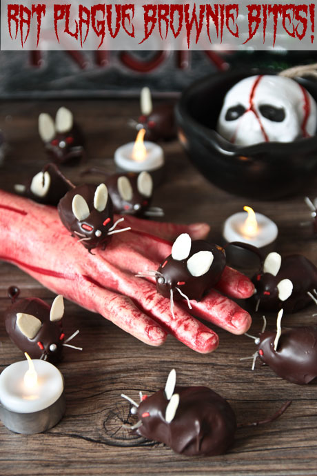rat plague brownie bites