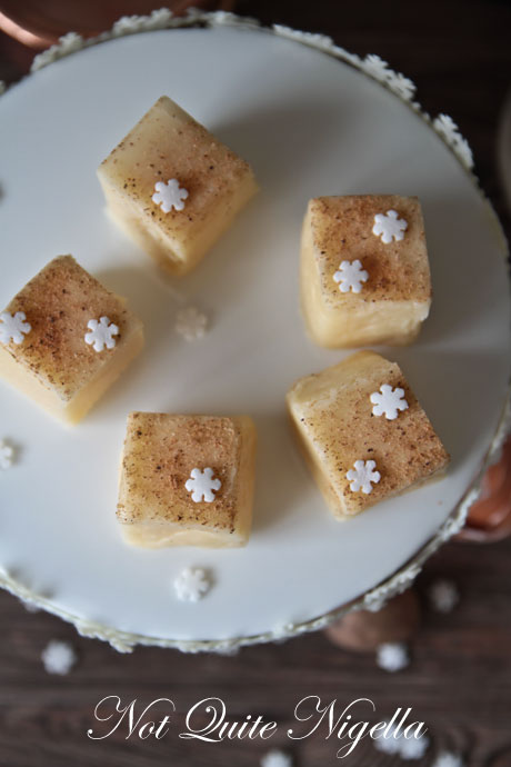 egg nog fudge