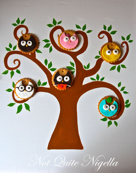 owl cookies