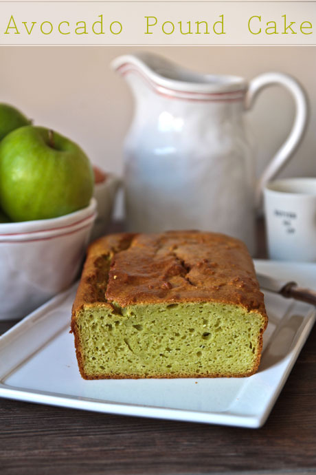 avocado pound cake