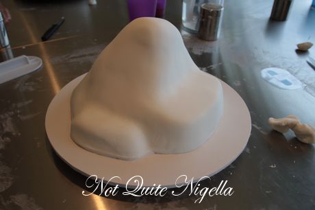 north pole christmas cake