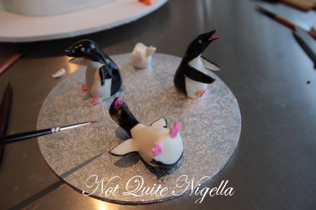north pole christmas cake