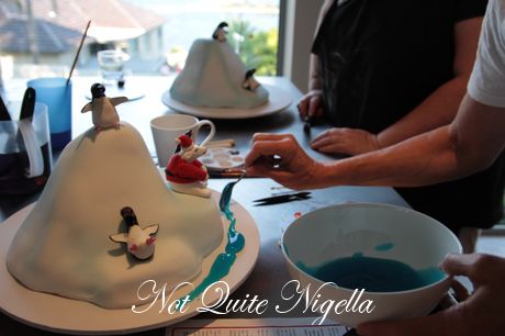north pole christmas cake